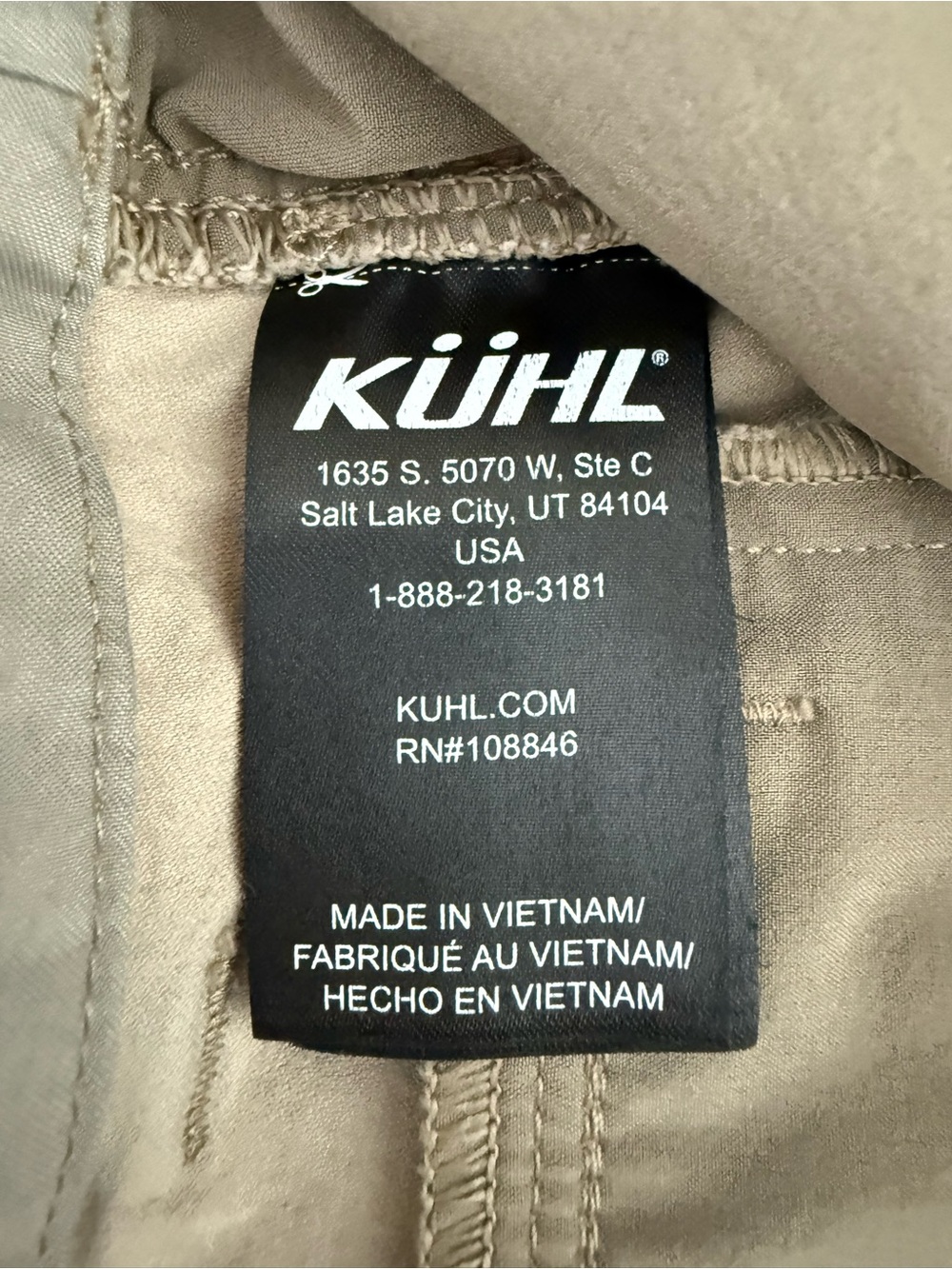 KÜHL Resistor Lite Chino Shorts Men’s 33 Khaki - Picture 4 of 9
